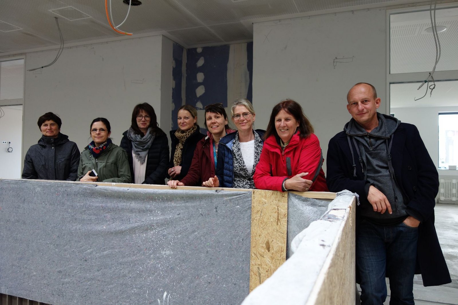 Group photo of the New Patrons of Greifswald with Director Alexander Koch