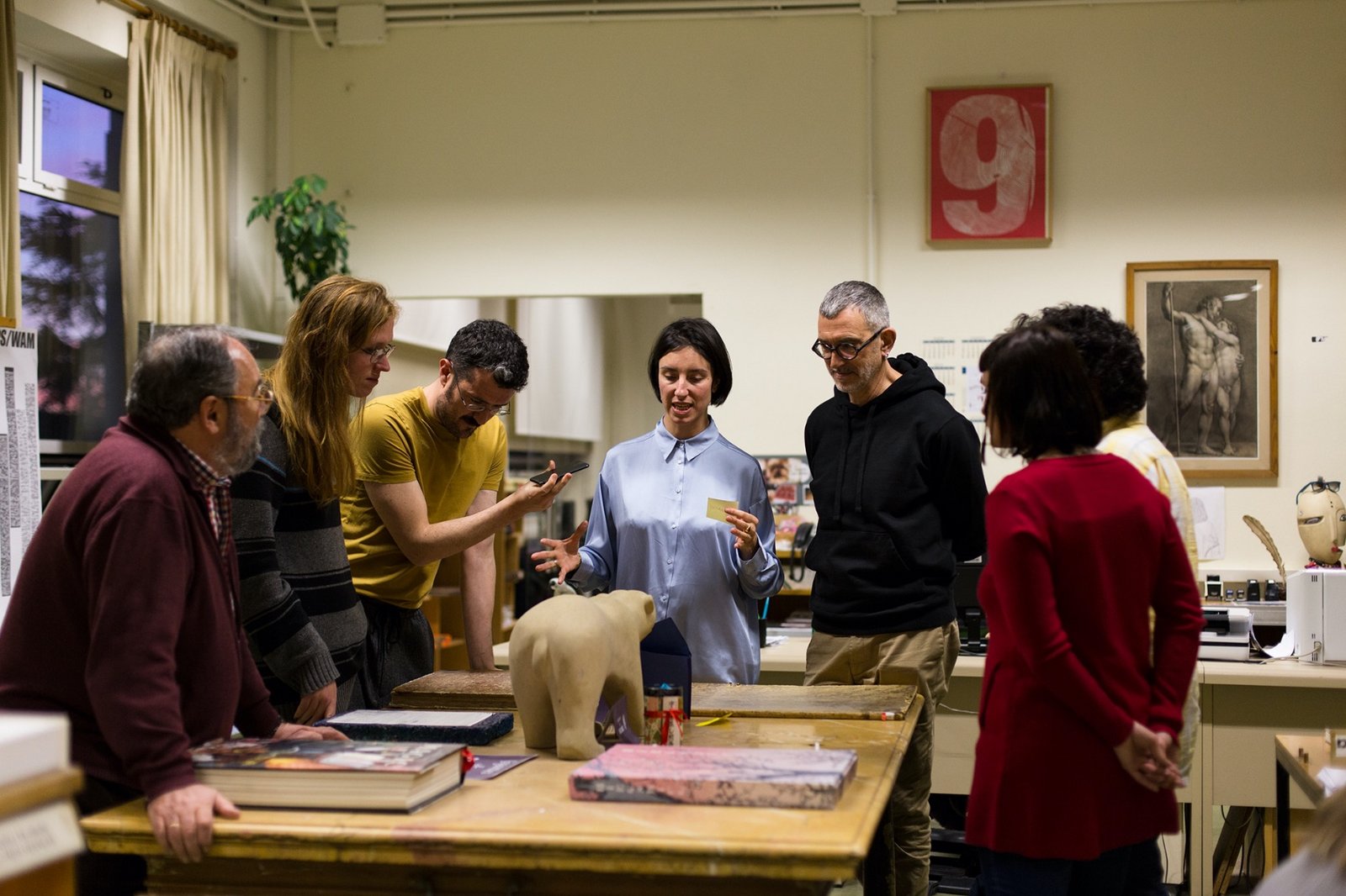 Concomitentes, Biblioteca BBAA [Die Bibliothek der Kunstakademie], Madrid