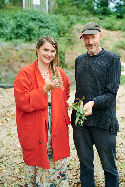 Gartenworkshop 2022 mit Auftraggeber:innen und Kobe Matthys, Ruth Buchanan